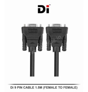 Di 9 PIN CABLE 1.5M (FEMALE TO FEMALE)